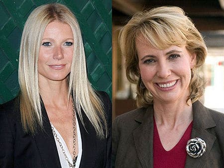 Gabrielle Giffords is second cousin to Gwyneth Paltrow.