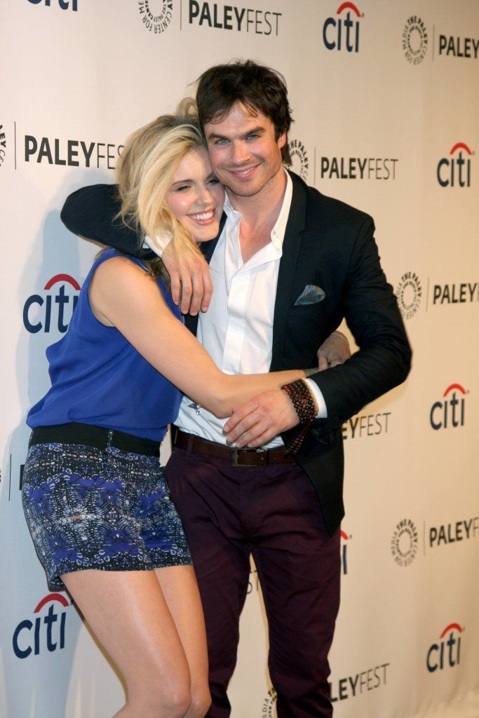 LOS ANGELES - MAR 16: Maggie Grace, Ian Somerhalder at the PaleyFEST - "Lost" Reunion at Dolby Theater on March 16, 2014 in Los Angeles, CA