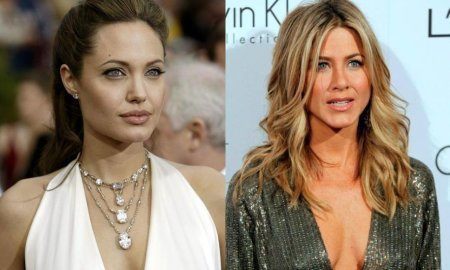 Angelina Jolie and Jennifer Aniston