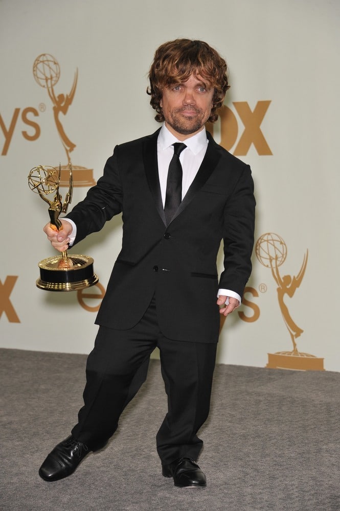 LOS ANGELES, CA - SEPTEMBER 18, 2011: Peter Dinklage at the 2011 Primetime Emmy Awards at the Nokia Theatre L.A. Live. September 18, 2011 Los Angeles, CA