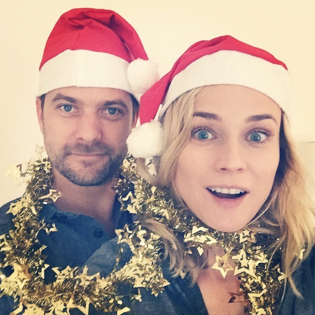 celebrity christmas selfies