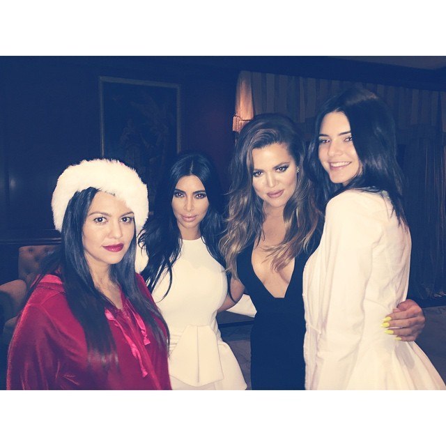 celebrity christmas selfies