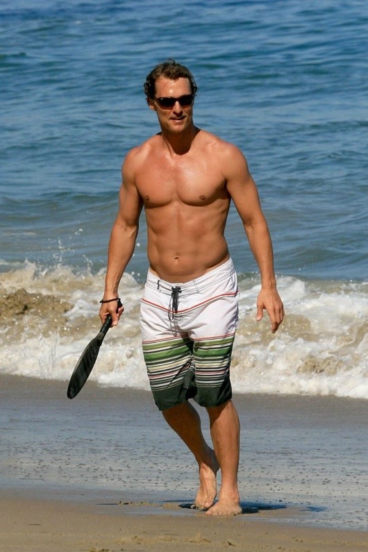 male celebrity beach bodies