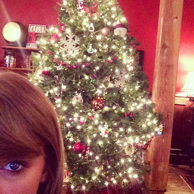 celebrity christmas selfies