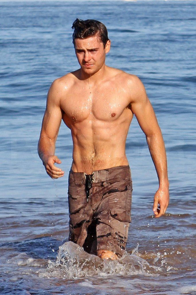 male celebrity beach bodies