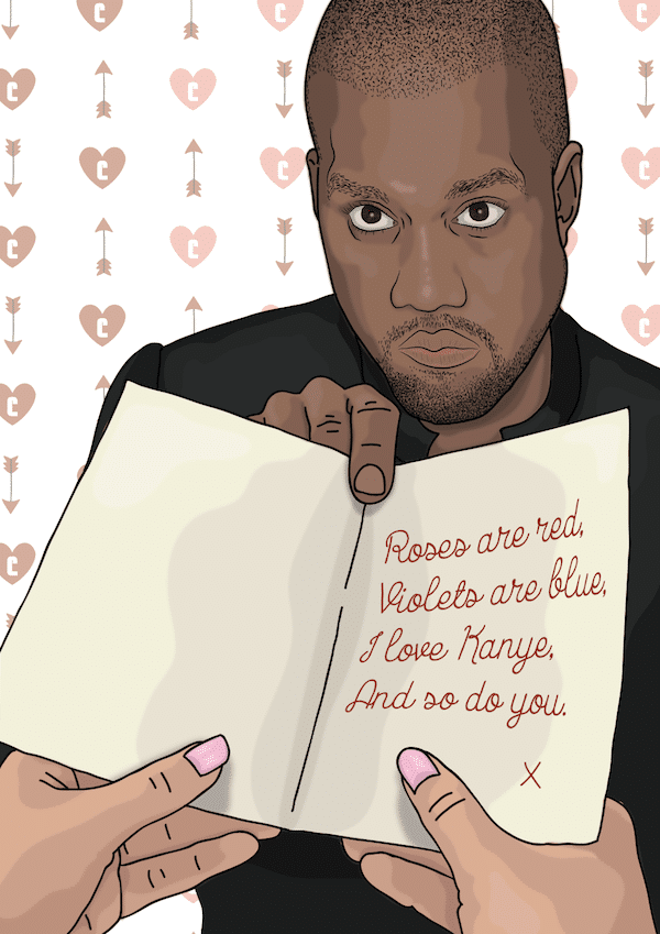 let Kanye make your valentine swoon