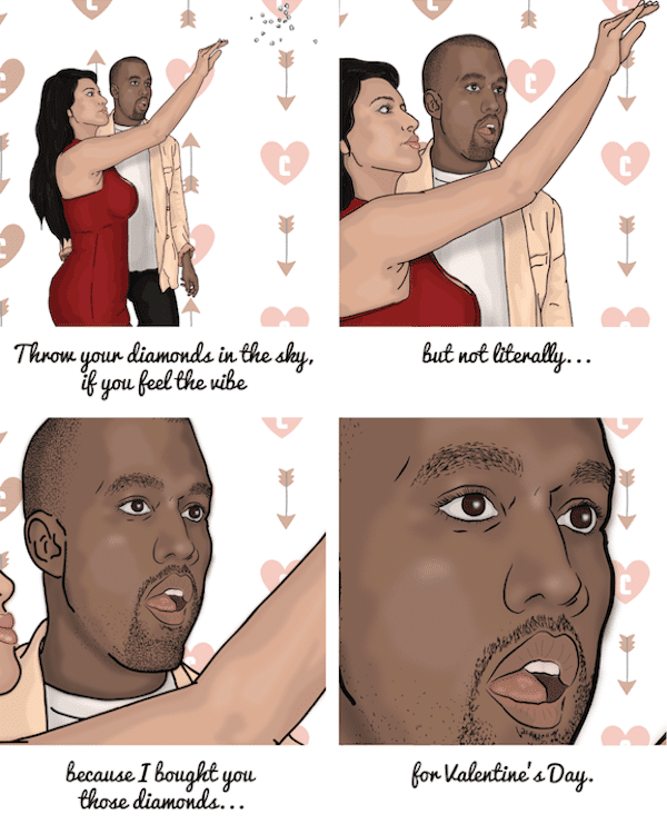 let Kanye make your valentine swoon