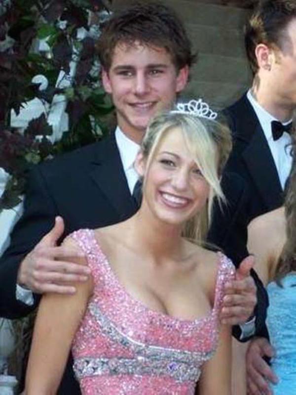 awkward celebrity prom photos