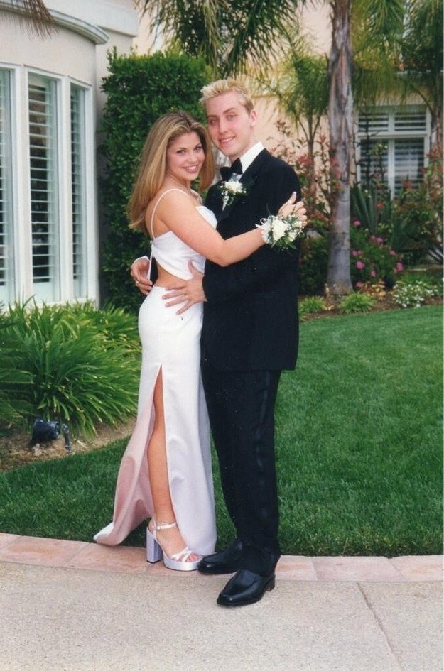 awkward celebrity prom photos