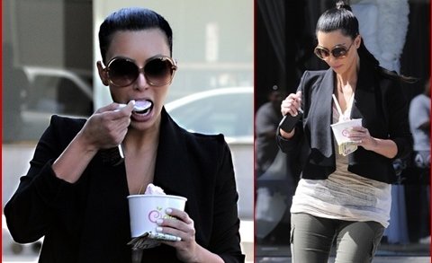 kim kardashian went to pink berry