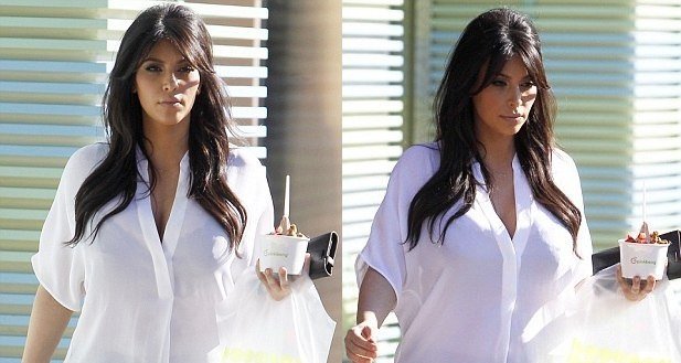 kim kardashian went to pink berry