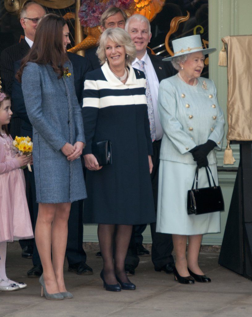 Queen Elizabeth II, Camilla Duchess Of Cornwall And Catherine Duchess Of Cambridge Picture: Catchlight Media / Featureflash