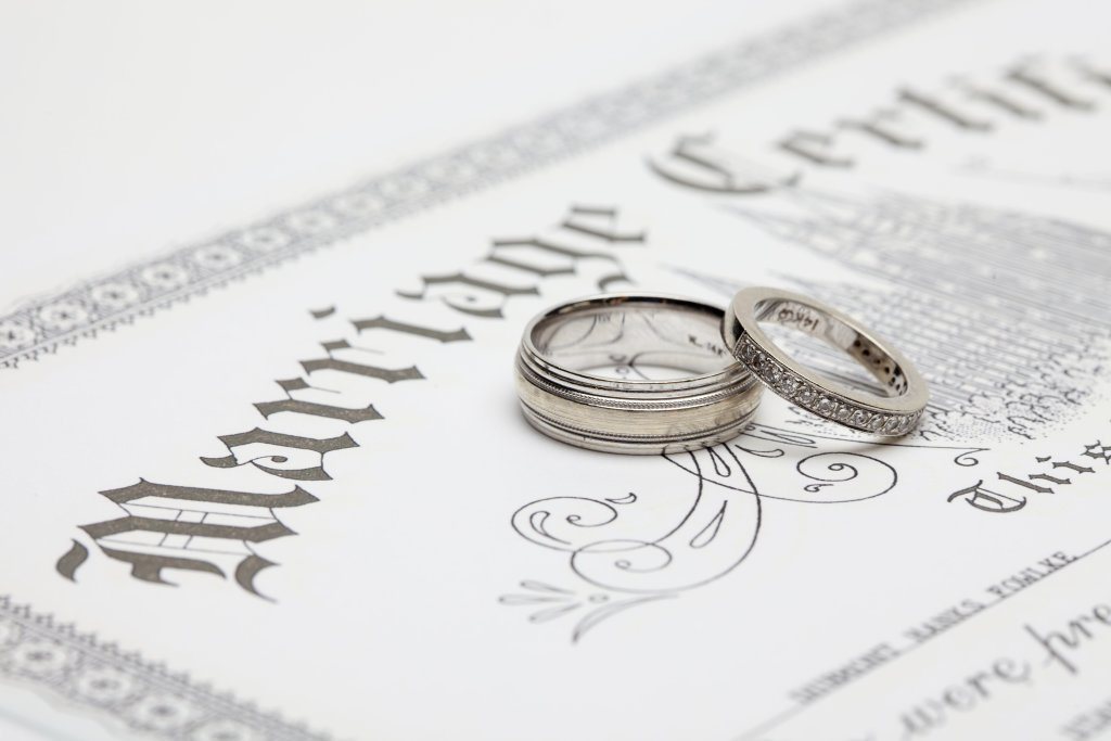 marriage certificate