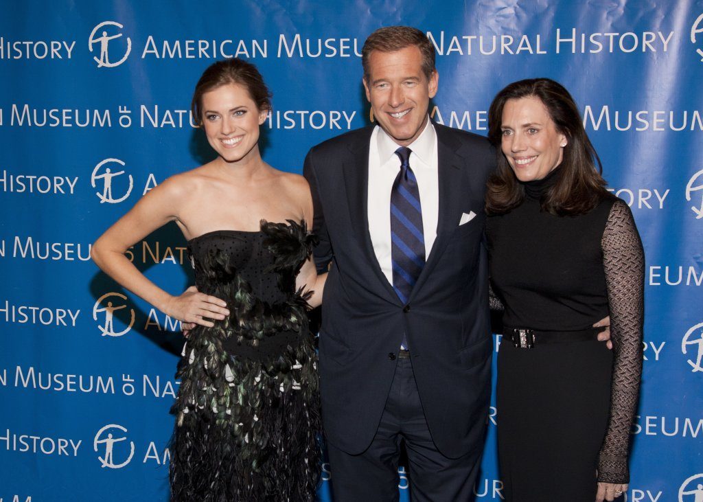 Brian Williams, With Daughter Allison