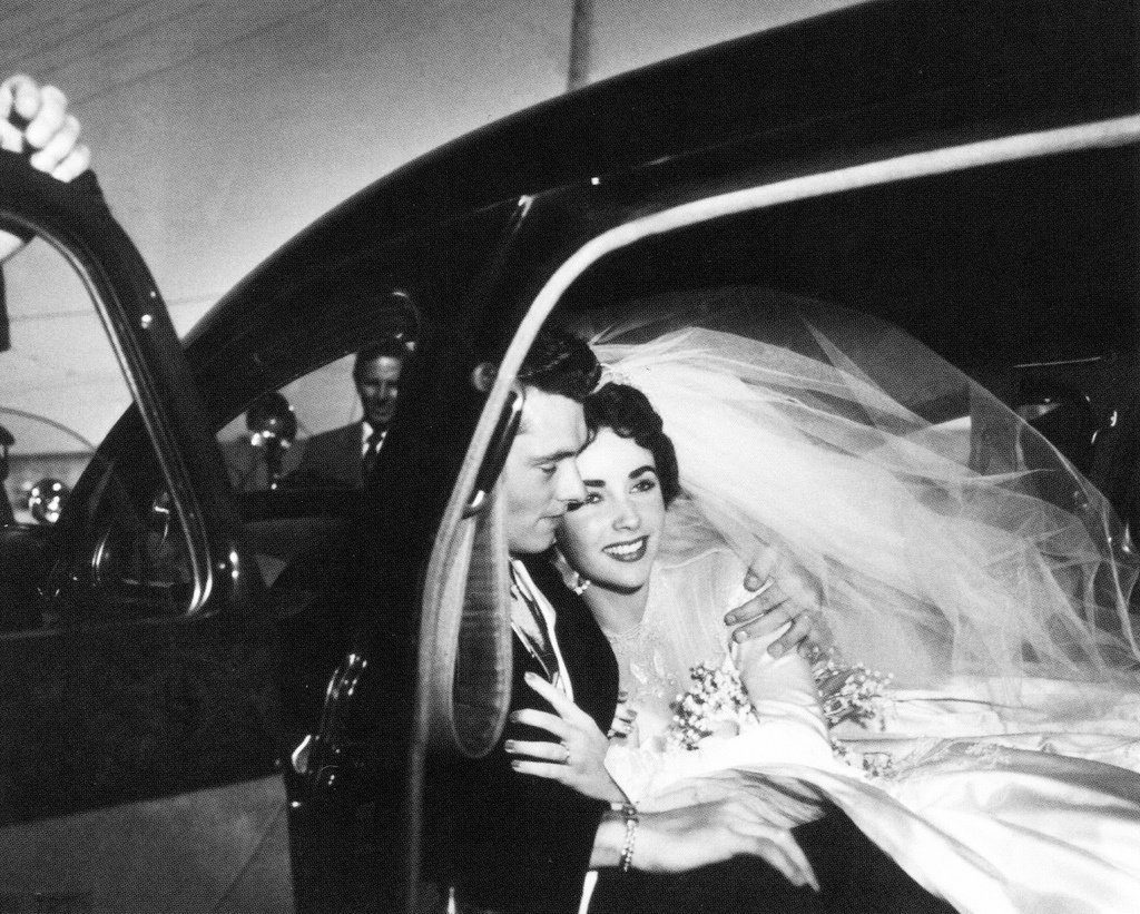 Elizabeth Taylor and Conrad Hilton
