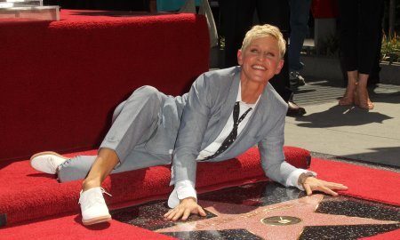 Ellen Degeneres At The Hollywood Walk Of Fame