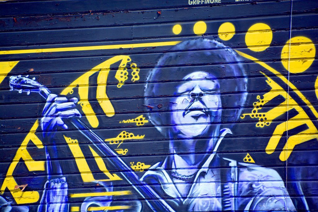 Jimi Hendrix Mural.