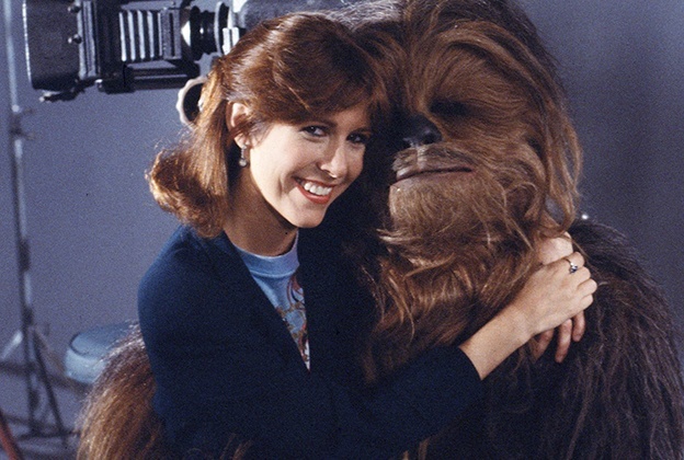 Chewbacca-and-carrie-fisher