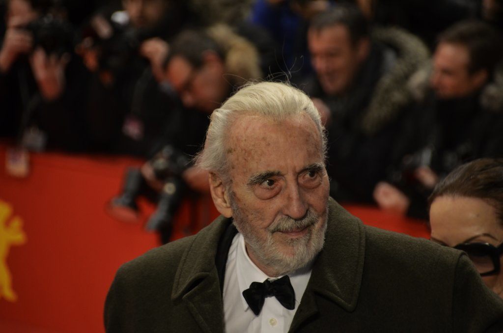 Berlin - Germany - February 13: Christopher Lee At The 63rd Annual Berlinale International Film Festival "Night Train To Lisbon" Premiere At Berlinale Palast On February 13, 2013 In Berlin, Germany.