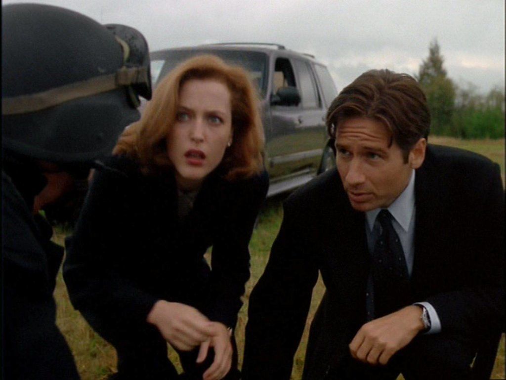 David Duchovny and Gillian Anderson