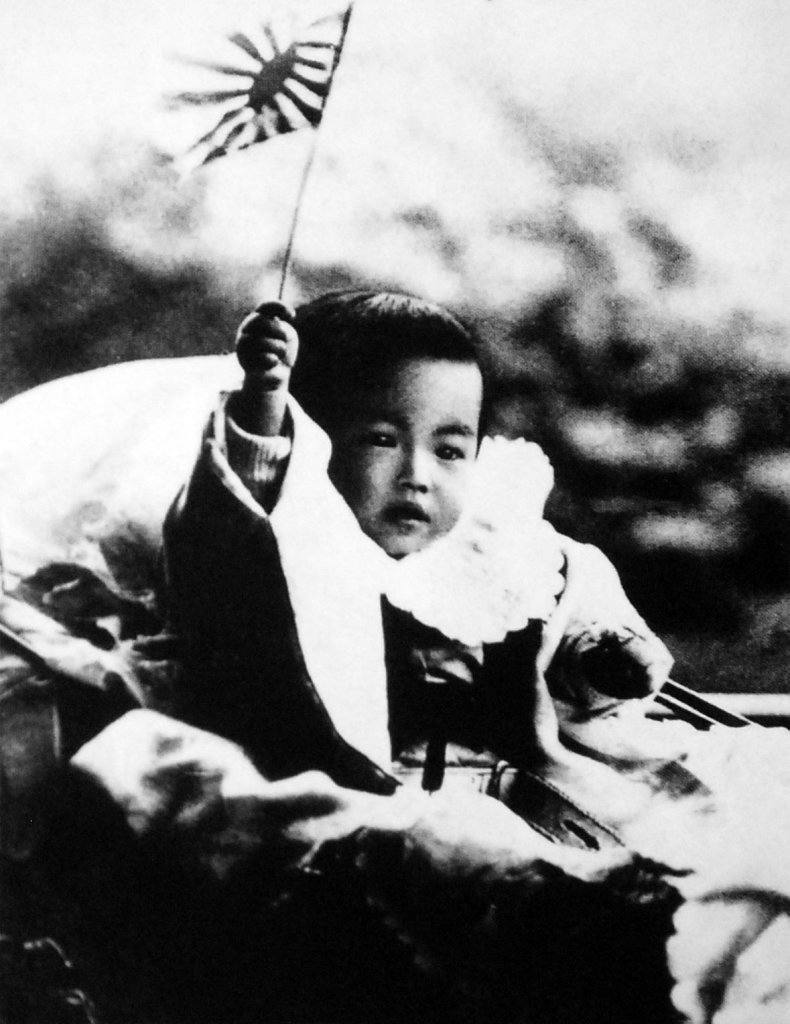 Hirohito as a child