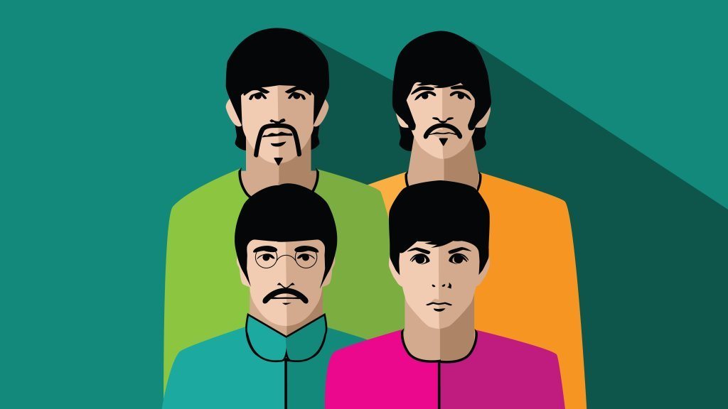 Illustration Of The Beatles