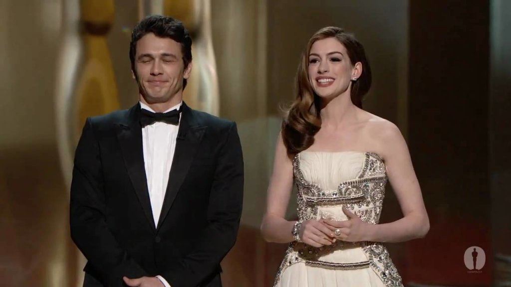 James Franco and Anne Hathaway