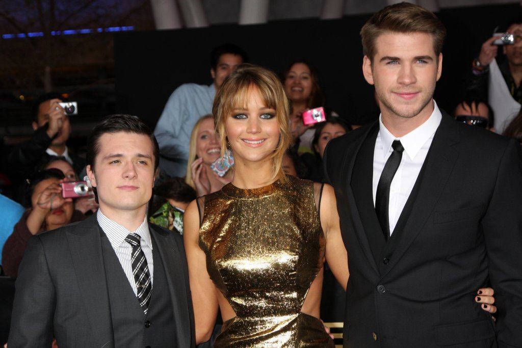 Josh Hutcherson; Jennifer Lawrence; Liam Hemsworth