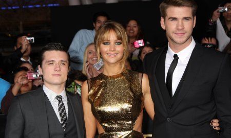 Josh Hutcherson; Jennifer Lawrence; Liam Hemsworth