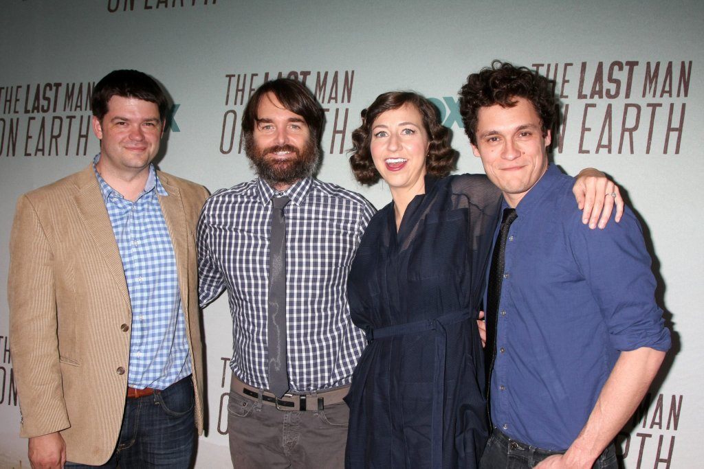 Los Angeles - Jun 10:  Christopher Miller, Will Forte, Kristen Schaal, Phil Lord of Last Man On Earth