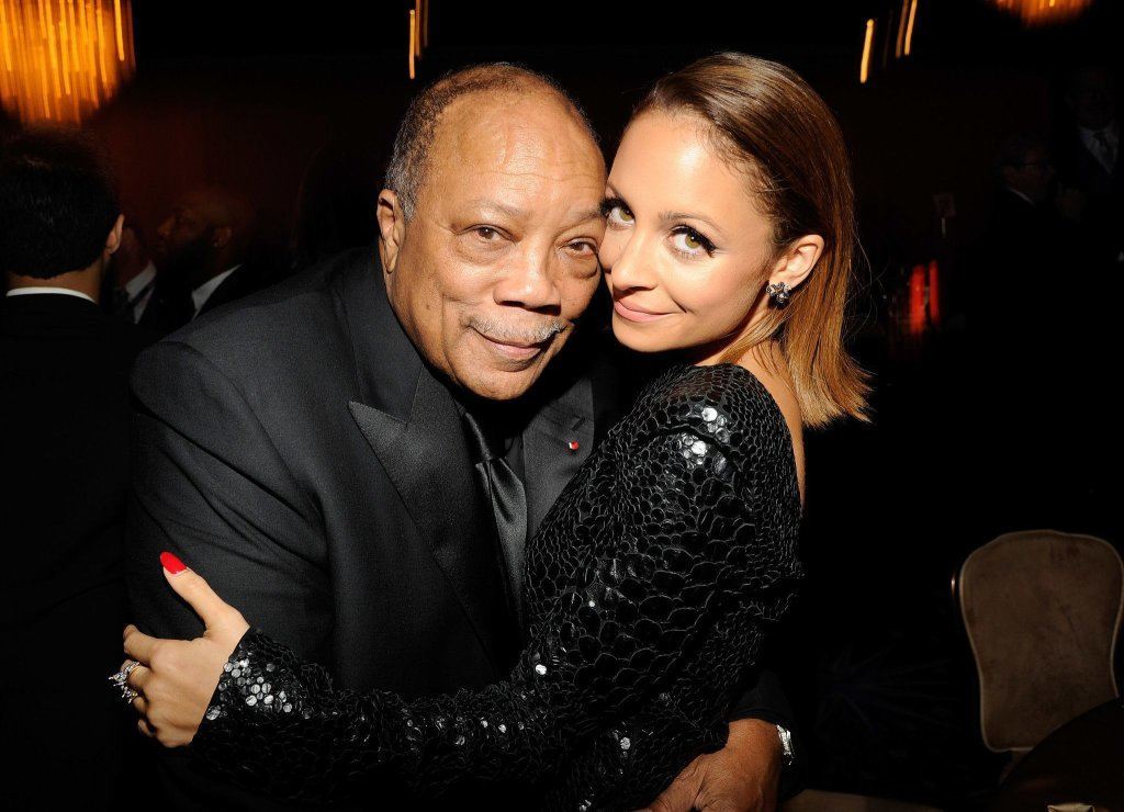 Quincy Jones and Nicole Richie