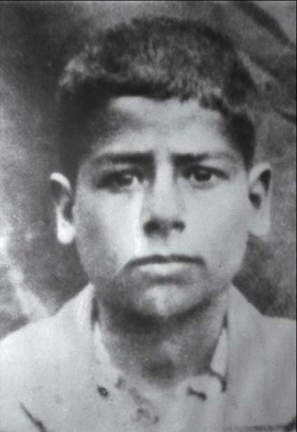 Saddam Hussein as a child