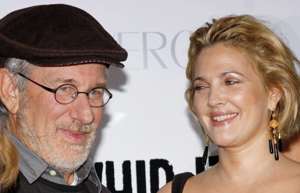 Steven Spielberg And Drew Barrymore