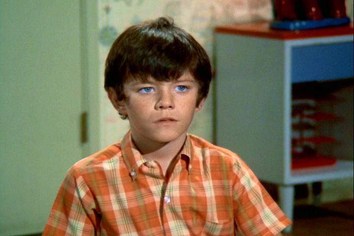 Bobby Brady with dark hair