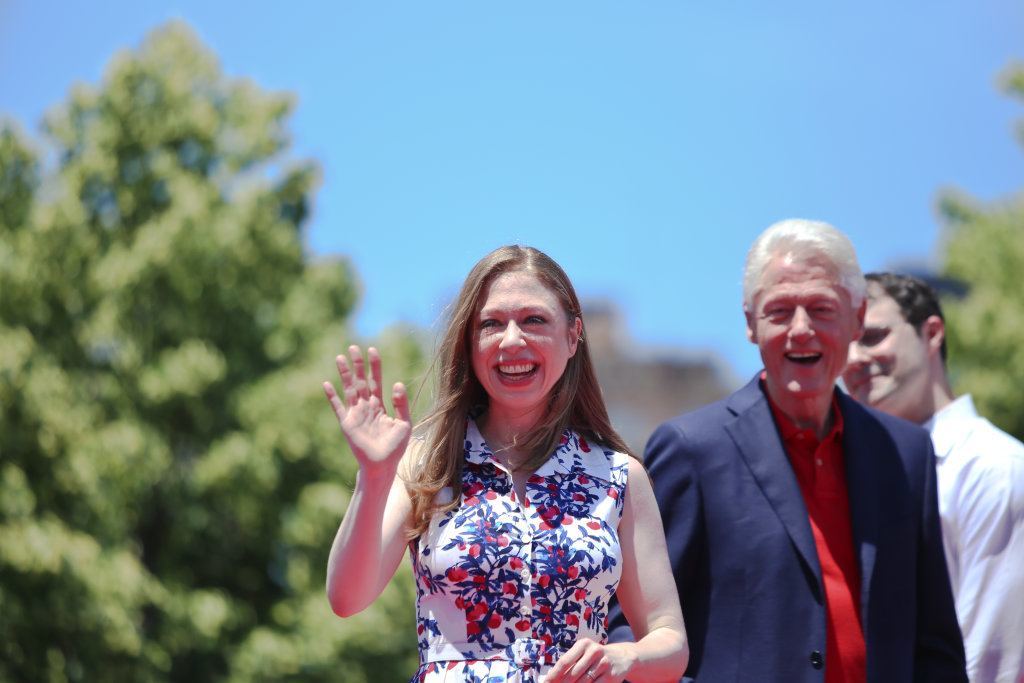 Chelsea Clinton And Bill Clinton