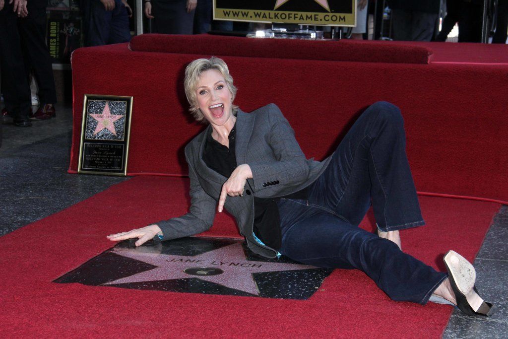 Jane Lynch At The Hollywood Walk Of Fame Ceremony