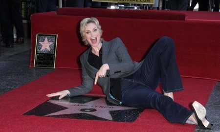 Jane Lynch At The Hollywood Walk Of Fame Ceremony