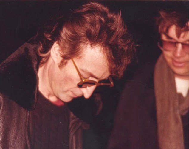 John Lennon and Mark David Chapman