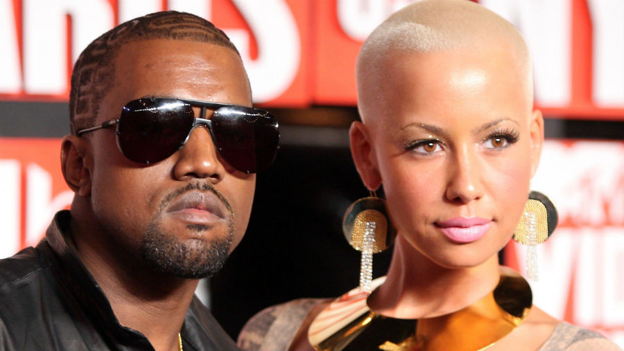 Kanye and Amber Rose