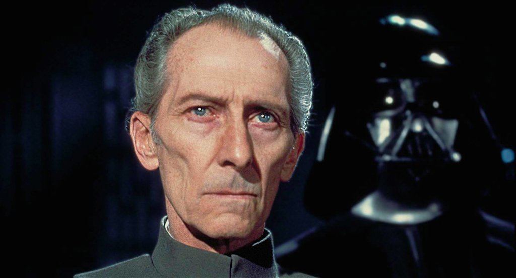 Peter Cushing as Grand Moff Tarkin