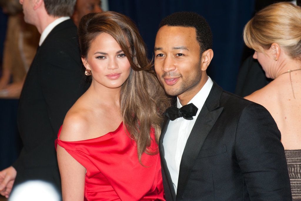 Washington - April 28: John Legend And Chrissy Teigen Arrive At The White House Correspondents Dinner April 28, 2012 In Washington, D.C.