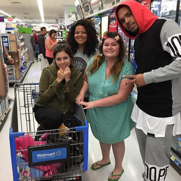 chris brown walmart