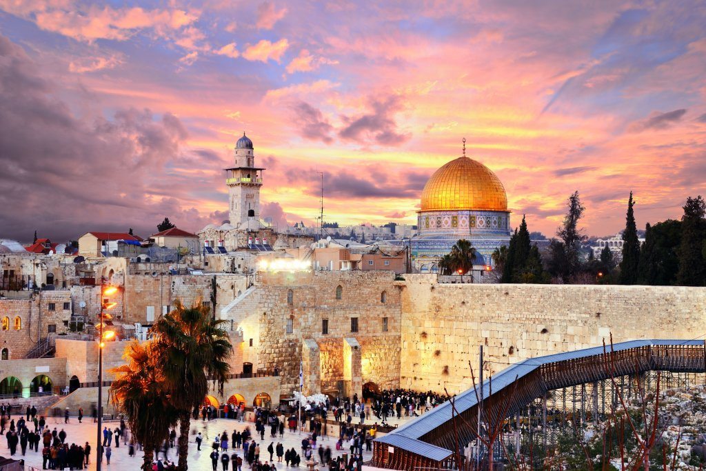 Skyline Of Jerusalem, Israel.