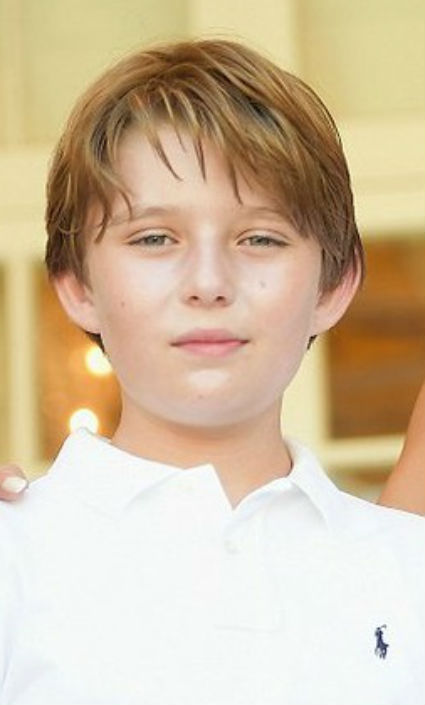 Barron Trump close-up