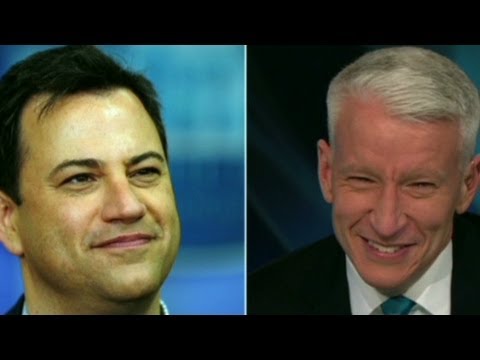 Jimmy Kimmel and Anderson Cooper