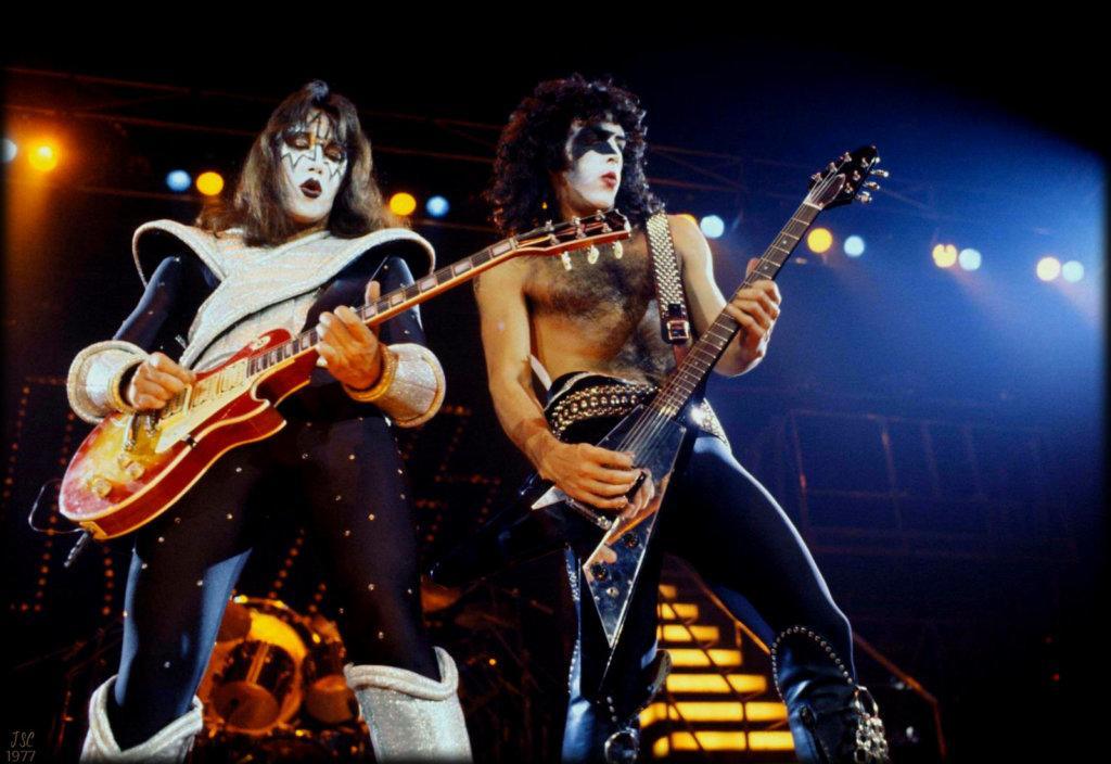 Ace Frehley and Paul Stanley