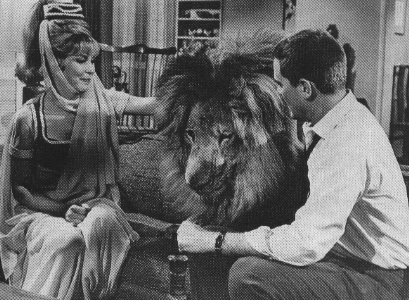 Jeannie and lion