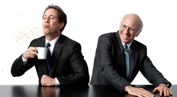 Jerry Seinfeld and Larry David