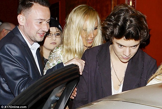 Kimberly Stewart and Harry Styles