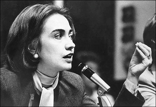 young Hillary Clinton